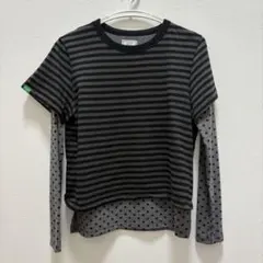 NOCONTENT 88. Multi Layered Tee_Black