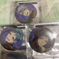 ツイステ 缶バッジ vol.1 オクタヴィネル アズール ジェイド フロイド