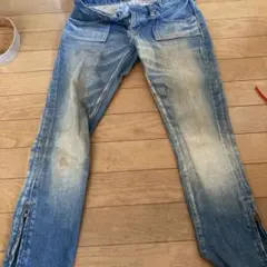 ヒステリックグラマーデニムパンツ サイドジッパー付きのサムネイル