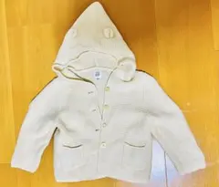 baby GAP くまみみ付きカーディガン 18-24ヶ月　90-100