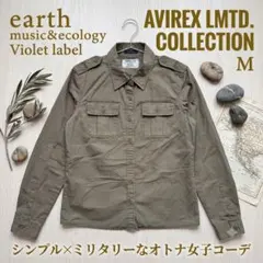 AVIREX LMTD. earth music&ecology 長袖シャツ Mのサムネイル