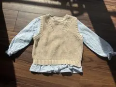 【春服】ZARA BABY ニットシャツ18-24ヶ月