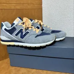 New Balance CM996EI2 グレー×ネイビー スニーカー