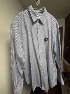 PLAY COMME des GARCONS ストライプシャツ Mのサムネイル