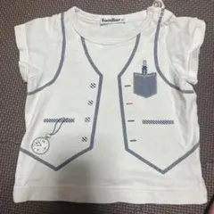 familiar ベスト風Tシャツ 80サイズ
