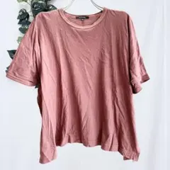 美品✨ パドカレ ローズ クロップド Tシャツ 綿 日本製 オーバーサイズ 人気のサムネイル