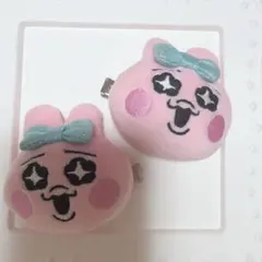 おぱんちゅうさぎ♡ぬいぐるみヘアクリップ　きゅぴーん　　前髪クリップ