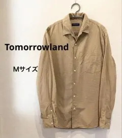 ★TOMORROWLAND ★ ベージュ 長袖シャツ メンズ mサイズ