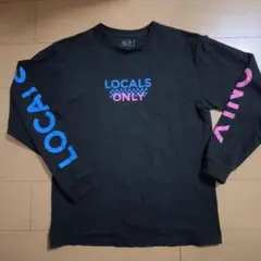 FRUIT OF THE LOOM ロングスリーブ カットソー M ブラック