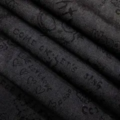 綿100％ デニム プリント 1.6m インディゴ 8オンス 紺系