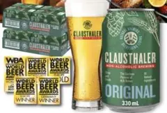 CLAUSTHALER クラウスターラー　ノンアルコールビール330ml×24缶のサムネイル