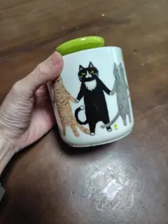 カルディ　猫　陶器容器のサムネイル