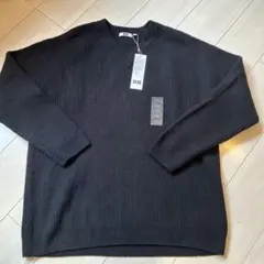 UNIQLO U プレミアムラムリブVネックセーター 通販限定XXL ブラック