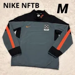 NIKEナイキ NFTB ピステジャケット グレー M ハイネック サッカー