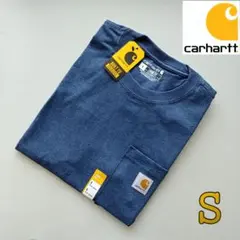 Carhartt コバルトブルー S Tシャツ カーハート 新品 半袖 正規品