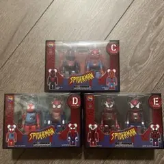 訳ありスパイダーマン一番くじ ベアブリック C D E賞 ペアボックス賞 セット