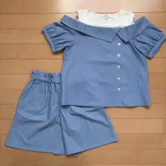 アーヴェヴェ 半袖シャツ パンツ セットアップ