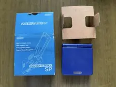 希少 任天堂 ゲームボーイアドバンスSPブルー箱付き