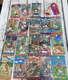 ハローキティ 地方ストラップ まとめ売りパッケージ 希少 15個set