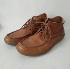 ロックポート　ROCKPORT　レザーブーツ　シボ革　ブラウン　26cmのサムネイル