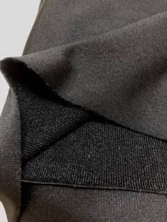 新品 裏微起毛 ニット 黒 150cm巾×80cm