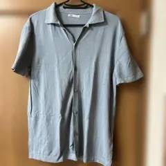 ⭐️本日終了【極美品】ZARA ニットポロシャツ ライトブルー Mサイズ⭐️のサムネイル