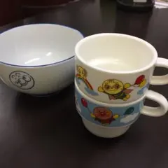 アンパンマン スタッキングクマグ うどんちゃんのやたい どんぶり 旧デザインのサムネイル