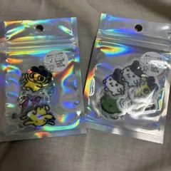 たまごっちオーロラホログラムクリアシール2種セット