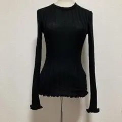 me ISSEY MIYAKE シワ加工 シアー ハイネック カットソー - メルカリ