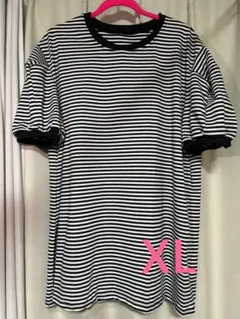 XL パフスリーブボーダーワンピース　大きいサイズ　新品未使用