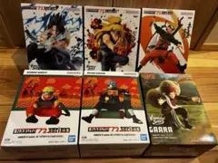 NARUTO 72シリーズ デイダラ サスケ ナルト カカシ 我愛羅　6体セット