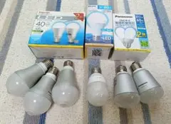中古新品混在　LED電球７個　パルックボール（蛍光灯電球）３個　全部E26口金