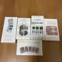 新品未使用ネイルチップ 5点セット まとめ売り