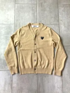 PLAY COMME DES GARÇONS ニット ガーデガンBEIGE