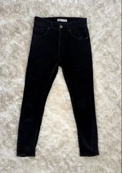 ZARA スキニーデニムパンツ ブラック　Sのサムネイル