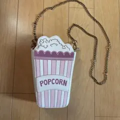 ポップコーン型バッグ ピンク