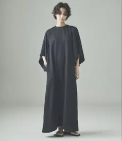 トレビス様専用 SAQUI ノースリーブ ロングワンピース カーキ 38