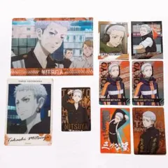 東京リベンジャーズ 三ツ谷隆 メタルカード クリア ステッカー まとめ セット