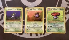 旧裏面 ポケモンカード エリカのラフレシア ラフレシア モルフォン
