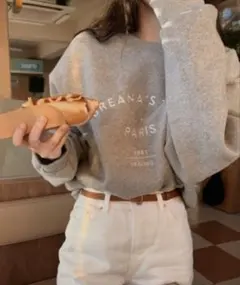 【新品未使用】sorule 刺繍ロゴスウェット