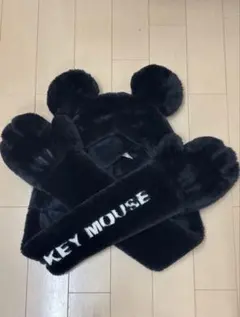 ディズニー ファンキャップ マフラーキャップ ミッキーマウス 黒のサムネイル