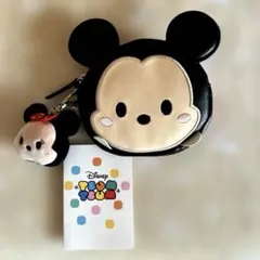 ツムツム　ミッキーのコインケース　ミニーのキーリング付き