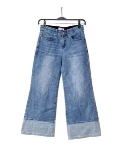 INDIMARK インディマーク デニム ストレッチ パンツ ウエストゴム