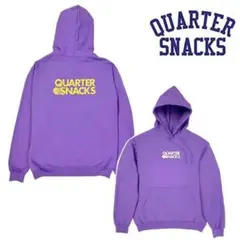 QUARTER SNACKS パープル パーカー