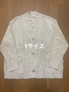 ABYTS佐藤健　1サイズ　cable knit cardigan