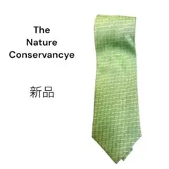 ★新品タグ付★The Nature Conservancy 緑色ネクタイ 新生活