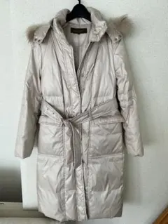 BALLSEY ベージュ ロングダウンジャケット