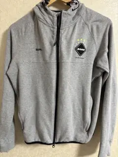 F.C.Real Bristol フード付きジップパーカー Sサイズ グレー