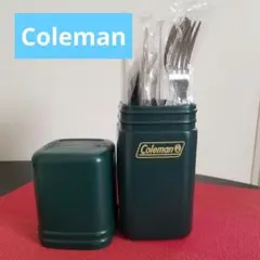 Coleman 食器セット 12点 ダークグリーン