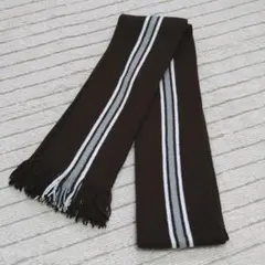 マフラー　メンズ　レディース　男女兼用　茶色